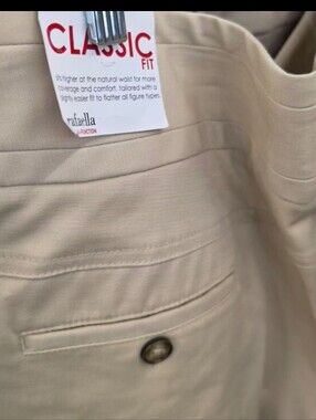 Rafaella Beige Womens Classic Fit NWT SZ 16 Dress Pants